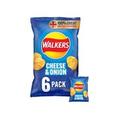 Walkers Cheese & Onion Crisps, 25g (Pack of 6) offers at £1.85 in Poundland