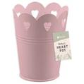 Metal Heart Cut-Out Pot - Pink offers at £1.5 in Poundland