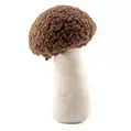 Autumn Plush Mushroom - Dark Brown offers at £1 in Poundland