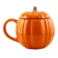 Autumn Ceramic Pumpkin Mug With Lid offers at £4 in Poundland