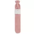 Country Club Long Hot Water Bottle With Plush Cover, 72cm - Pink offers at £10 in Poundland