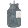 Country Club Hot Water Bottle With Plush Cover - Grey offers at £5 in Poundland