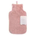 Country Club Hot Water Bottle With Plush Cover - Pink offers at £5 in Poundland