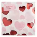 Valentines Tiled Heart Patterned Napkins (Pack of 20) offers at £1 in Poundland