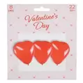 Valentines Heart Balloons (Pack Of 8) offers at £1 in Poundland