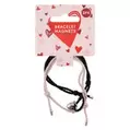 Valentines Heart Magentic Bracelet Pack of 2) offers at £1 in Poundland