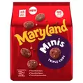 Maryland Minis Triple Choc Mini Bags, 118.8g (Pack of 6) offers at £1 in Poundland