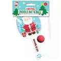 Christmas Paddle Bat & Ball - Santa offers at £1 in Poundland