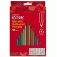 Colouring Pencils - Metallic (Pack of 18) offers at £1 in Poundland