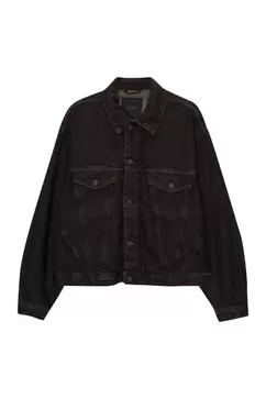 Boxy fit denim jacket offers at £49.99 in Pull & Bear