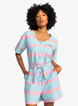 UNI ‑ Short Sleeve Playsuit for Women offers at £30 in Quiksilver