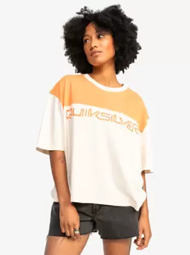 UNI ‑ Boyfriend Cropped T-Shirt for Women offers at £20.99 in Quiksilver