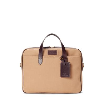 Leather-Trim Canvas Briefcase offers at £260 in Ralph Lauren