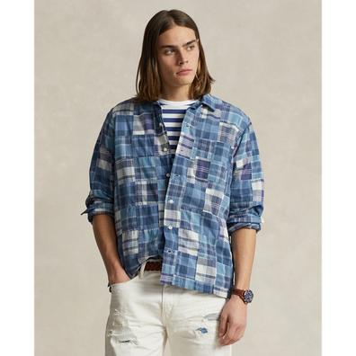 Classic Fit Patchwork Madras Camp Shirt offers at £229 in Ralph Lauren