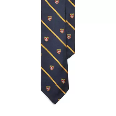 Striped Silk Narrow Repp Club Tie offers at £129 in Ralph Lauren