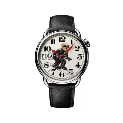 42 MM Ski Polo Bear Steel White Dial offers at £1890 in Ralph Lauren