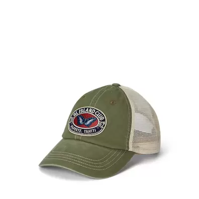 Logo-Patch Twill Trucker Cap offers at £95 in Ralph Lauren