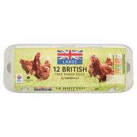 Sainsbury's British Free Range Eggs Large x12 offers at £3.15 in Sainsbury's