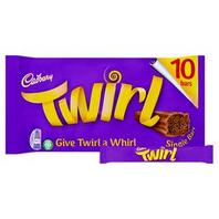 Cadbury Twirl Chocolate Bar Multipack x10 215g offers at £2.75 in Sainsbury's