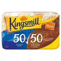 Kingsmill Medium Sliced 50/50 Bread 800g offers at £1.3 in Sainsbury's