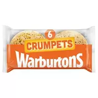 Warburtons Crumpets x6 offers at £0.9 in Sainsbury's