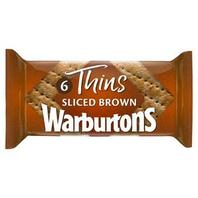 Warburtons Brown Sandwich Thins x6 offers at £1.4 in Sainsbury's