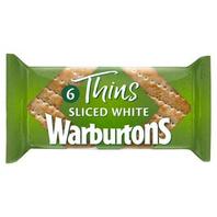 Warburtons White Sandwich Thins x6 offers at £1.4 in Sainsbury's