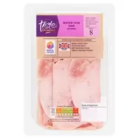 Sainsbury's Wafer Thin Air Dried British Ham Slices, Taste the Difference 120g offers at £3.25 in Sainsbury's