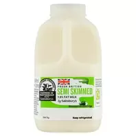 Sainsbury's British Semi Skimmed Milk 1 Pint offers at £0.9 in Sainsbury's