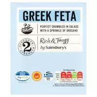 Sainsbury's Greek Feta Cheese 200g offers at £2.1 in Sainsbury's