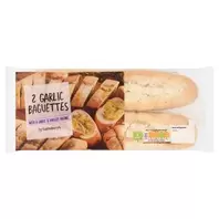 Sainsbury's Garlic Baguette x2 390g offers at £1.8 in Sainsbury's