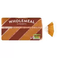 Sainsbury's Medium Sliced Wholemeal Bread 800g offers at £0.75 in Sainsbury's