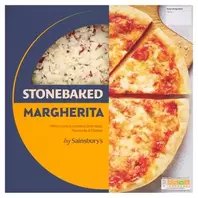 Sainsbury's Stonebaked Margherita Hand Stretched Pizza 265g offers at £3.5 in Sainsbury's