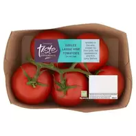 Sainsbury's Jubilee Large Vine Tomatoes, Taste the Difference 450g offers at £2 in Sainsbury's