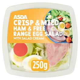 Crisp & Mild Ham & Free Range Egg Salad 250g offers at £2 in Asda