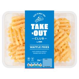 Take-Out Club Waffle Fries 250g offers at £3 in Asda