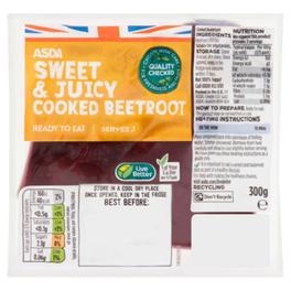 Sweet & Juicy Cooked Beetroot offers at £0.59 in Asda