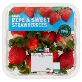 Ripe & Sweet Strawberries 400g offers at £2 in Asda