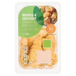 Mango & Coconut Chicken Breast Mini Fillets 160g offers at £2.95 in Asda