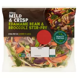 Mild & Crisp Edamame Bean & Broccoli Stir-Fry 320g offers at £1 in Asda