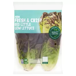 Fresh & Crisp Red Little Gem Lettuce offers at £0.79 in Asda