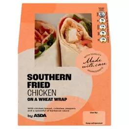 Southern Fried Chicken on a Wheat Wrap offers at £3 in Asda