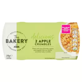 Delicious Apple Crumbles 2 x 135g (270g) offers at £2.2 in Asda