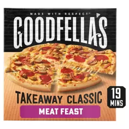 Takeaway Classic Crust Mighty Meaty Feast Pizza offers at £3 in Asda