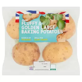 British Fluffy & Golden Large Baking Potatoes offers at £0.59 in Asda