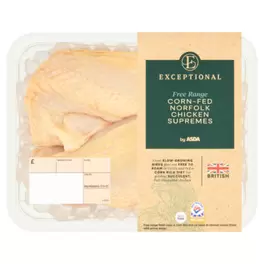 Corn-Fed Norfolk Chicken Supremes (Typically 525g) offers at £7.09 in Asda