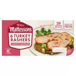 6 Turkey Rashers Lightly Smoked 150g offers at £2 in Asda