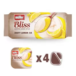 Bliss Lemon Greek Style Whipped Yogurt offers at £1.75 in Asda