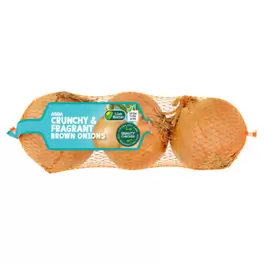 3 Crunchy & Fragrant Brown Onions offers at £0.79 in Asda