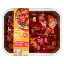 Flavourful Spanish Style Chicken & Chorizo Casserole offers at £4.4 in Asda